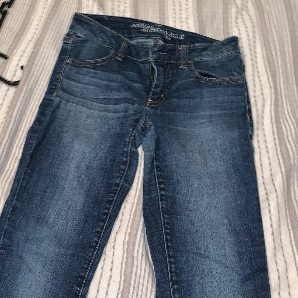 AEO super stretch jeggings - size 4 (long) - Picture 3 of 4